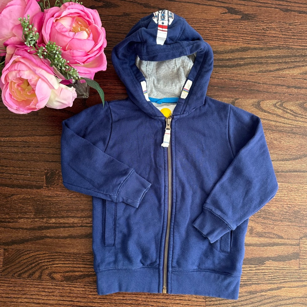 Mini Boden Rocket Launch hoodie, size 2-3Y